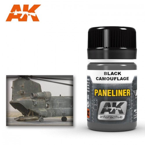 AK PANELINER FOR BLACK CAMOUFLAGE AK2075